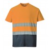 T-shirt dwukolorowy ostrzegawczy Cotton Comfort PORTWEST S173