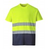 T-shirt dwukolorowy ostrzegawczy Cotton Comfort PORTWEST S173